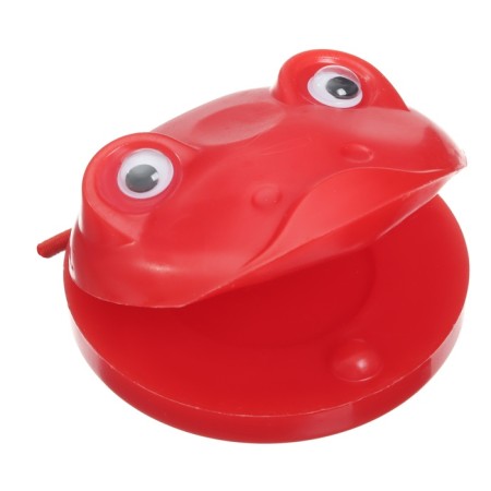A set of rattles "Frogsat", 3 pcs., Castanets + marakas, red color, crumb I-6