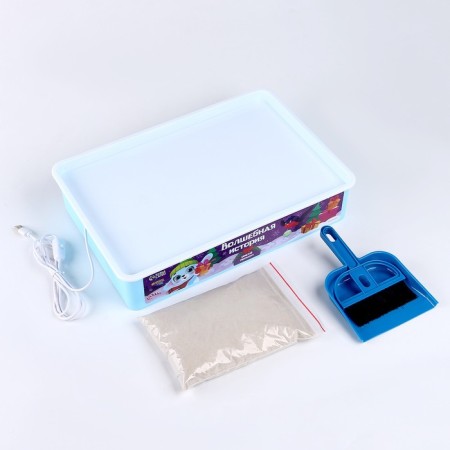 New Year's tablet for drawing with sand "New Year! Magic story of a bunny "-2