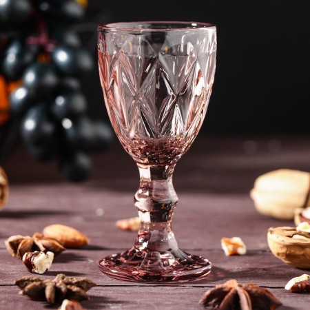 Glass glass Magistro "Cruise", 50 ml, 5 × 10 cm, burgundy color