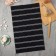 Ethel towel, col. Black, 38x63 cm, 100% HL, Makra
