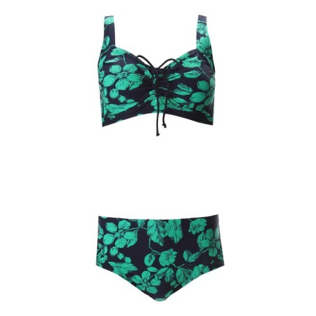 Separate swimsuit, green color, size 54