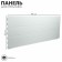 Angular rack panel 90 × 2.5 × 35 cm, white color