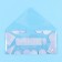 Money envelope "Happy Anniversary!" Transparent PVC, 16 x 8 cm