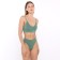 Female set (top, thongs), green color, One size (42-46)