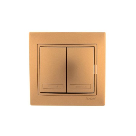 Switch Lezard 701-1313-101 Mira, joint venture, 10a, 2 keys, color gold