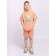 Hoods with a short sleeve for a boy Batik, height 128 cm, color orange color