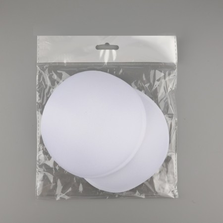 Cups for the bra “circle”, 2xl (52), d = 16.5 cm, pair, white color-4