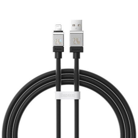 Baseus cable, Lightning - USB, 2.4 A, 2 m, black-6