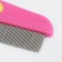 A set of animal combs, with long and short teeth, pink/blue