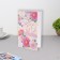 Postcard "Happy anniversary! 50" Congrev, embossing, pink flowers, 12.5x19.5 cm
