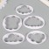 Catter for polymer clay "Cloud" set of 5 pcs 4.8x7.6 5.8x6.8 3.5x6.2 4.1x7.9 4.8x7 cm