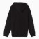 Sweatshirt with the basis, the color is black, size 46