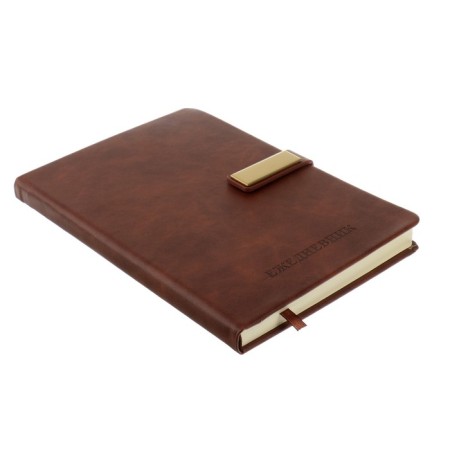 Delivery of a low -term A5, 116 sheets in a cage, with a refrain, leatherette cover, mix-1