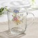 Glass mug "Buketik", 200 ml, mix