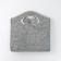 Silver organizer for storage, 31 × 31 × 32 cm, 24 liters, with handles, color light gray