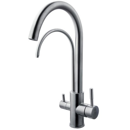 Fashun A54309-C kitchen mixer, single-leaf, with output for drinking water, satin