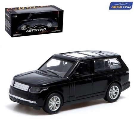 Metal “jeep”, inertial, scale 1:43, black color