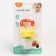 Nibbler "Our Treasure", with silicone mesh, yellow/orange color