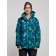 Ski jacket female winter, size 60, blue color