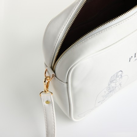 Women's bag over the shoulder Textura, small, white color-7