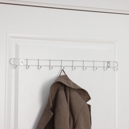 The hanger wall share "Summer", 10 hooks, 55 × 5 × 3.5 cm, chrome-3
