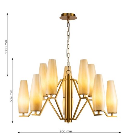 Figuris suspension 900 mm, E14 400W-2