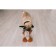 The toy is soft for dogs "Special bone", two-tone, with a squeak, 20x12 cm, white-brown 708725