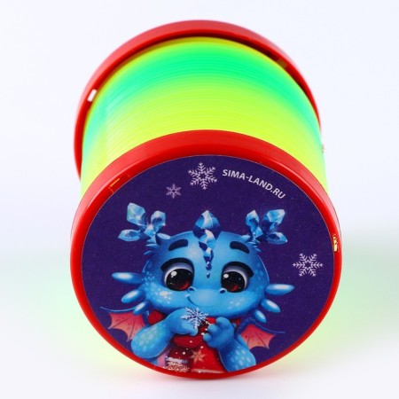 Spring Rainbow "Your Dragon", Mix Colors, D = 5 cm-5