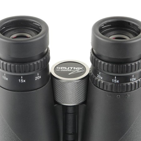 Binoculars Veber Sputnik Zoom, 10-20 × 50, black color-4