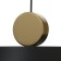 Lamp Bayerlux 2283/1 LED black and gold 38x38x21-121 cm