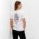 Women's T -shirt, white color/dragon, size 52