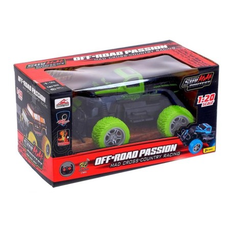 Radio -controlled jeep "Extreme", works on batteries, blue color-4