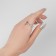 Ring "question mark", silver color, dimensionless