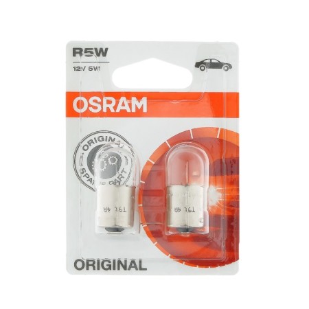 Car lamp OSRAM, R5W, 12 V, 5 W, set 2 pcs, 5007-02B