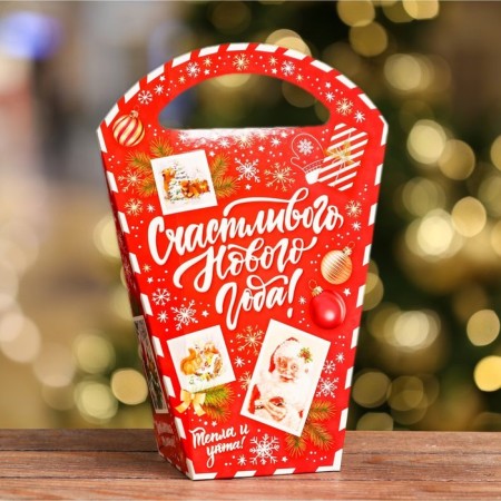 Gift Folding Box "New Dita Red" 10/20 x 10 x 23 cm