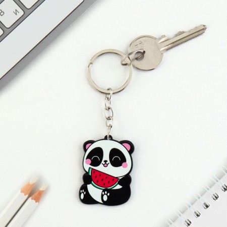 Acrylic key a keychain "Panda", 7 x 12.5 cm-4