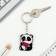 Acrylic key a keychain "Panda", 7 x 12.5 cm