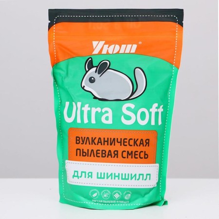 Filler for chinchilla coil "volcanic dust" Ultra Soft, 0.73 liters