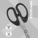 Scissors Erichkrause Top Model, 19 cm, black