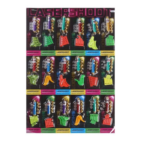 Laser laser 5 nozzles+whistle mix 16.5x6.5x1 cm-2