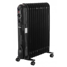 Resanta heater OMPT-12NCH, Oil, 2500 W, up to 30 m², 12 sections, black