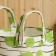 Organizer for storage with upper handles, print Birch 28x28x25 cm, felt
