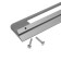 Furniture bracket RS1402, m/o = 160, graphite color