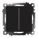 2-clavy switch (mechanism), 250V, 10A, Stekker series Katrin, Black, GLS10-7107-05 1022443