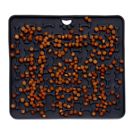 Rug for licking on suctions 18.5 x 18.5 cm, tp, black-4