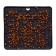 Rug for licking on suctions 18.5 x 18.5 cm, tp, black