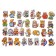 Puzzle rug "Advent calendar. Dwarf"
