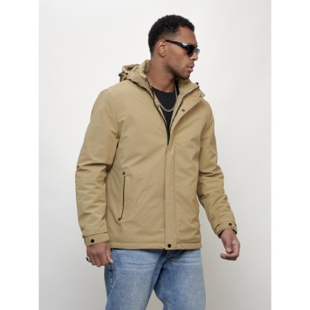 Male spring jacket, size 48, beige color-8