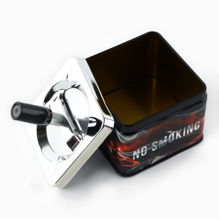 Ash beardless "No smoking", 12 x 9 cm.-3