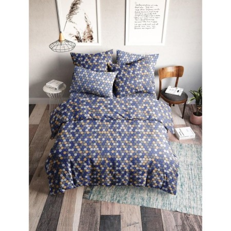 Bed linen duet "Mosaic", size 220x240 cm, 145x215 cm - 2 pcs, 70x70 cm - 2 pcs